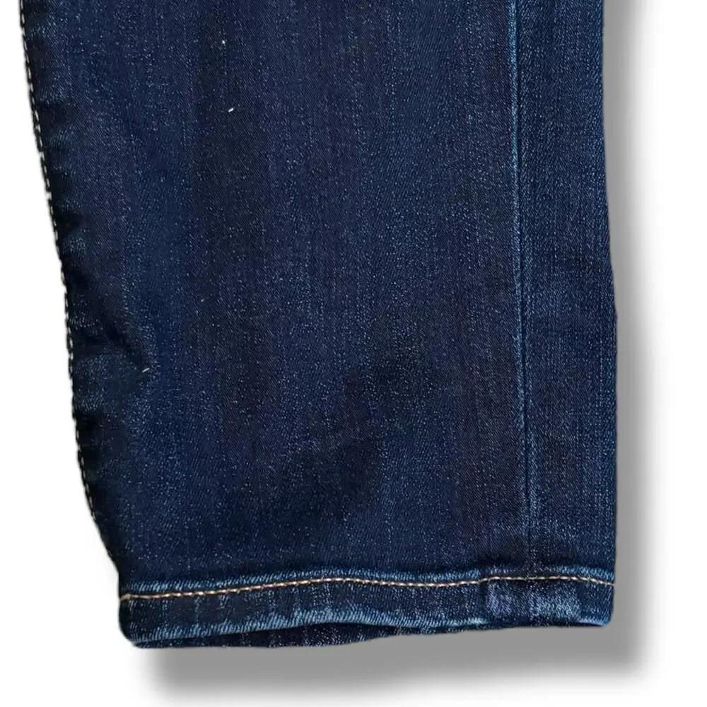 Lucky Brand Hayden Skinny Ankle Jeans Size 4  27 Inseam Dark Wash Stretch‎ Denim